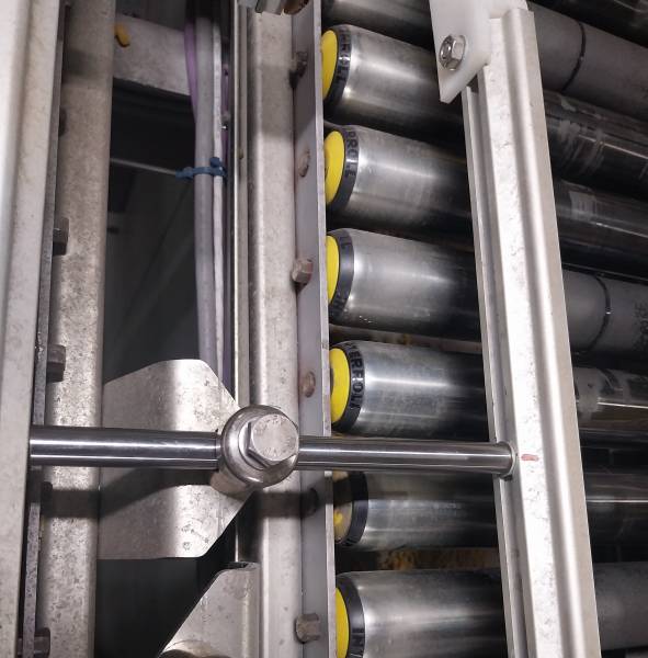 Maintenance préventive sur des lignes de convoyage dans une usine de production agro-alimentaire