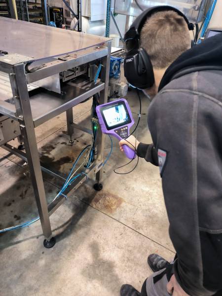 Détection visuelle et sonore des fuites d'air comprimé